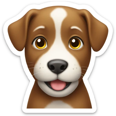 happy but shy emoji not animal sticker