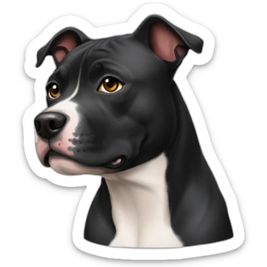 stephane-the-black-staffy sticker