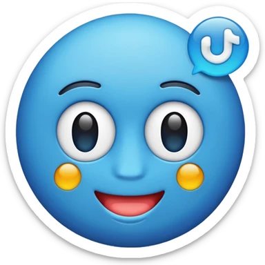 Tik Tok verify emoji  text sticker