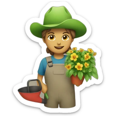 gardening sticker