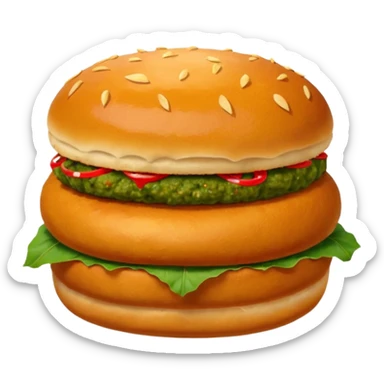 VADA PAW INDIAN FOOD FROM BOMBAY sticker