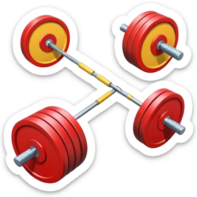 Barbell sticker