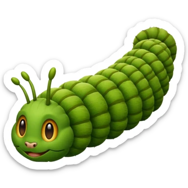 Caterpillar emoji sticker