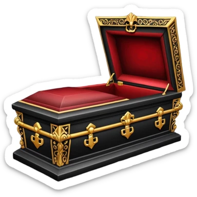 vampire coffin  sticker
