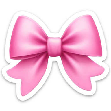 Bany Pink Bow sticker