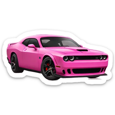 Pink hellcat srt sticker