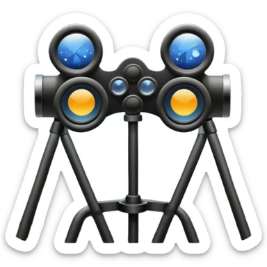 night sky gear sticker