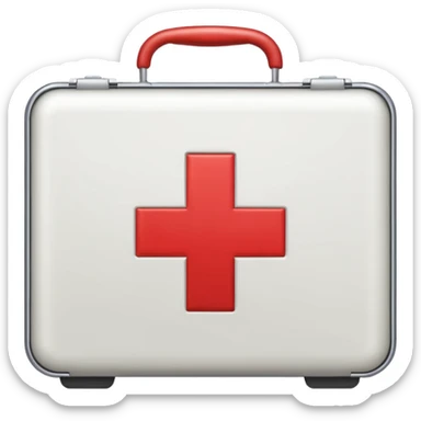 first aid kit  sticker