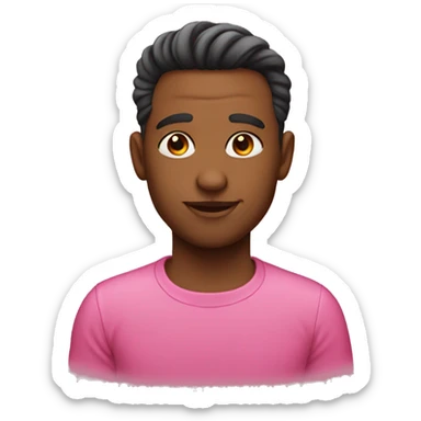 love emojis pink sticker