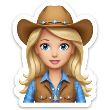 Barbie from the movie Disney Pixar's Toy Story  sticker