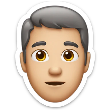 Heart face emoji  sticker