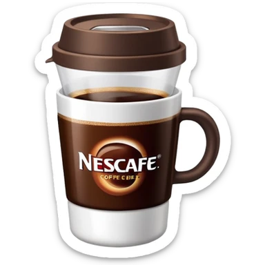 nescafe coffe sticker