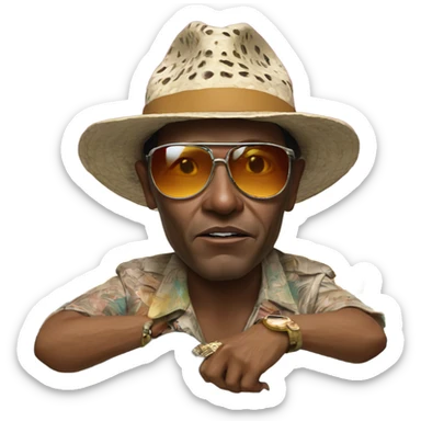 Fear and loathing sticker