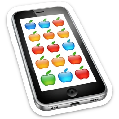 Apple phone sticker