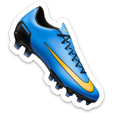 Unas Nike Mercurial vapor 16 elite sg del 2026 negras y con el logo azul sticker