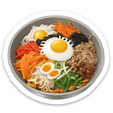korean bibimbap sticker