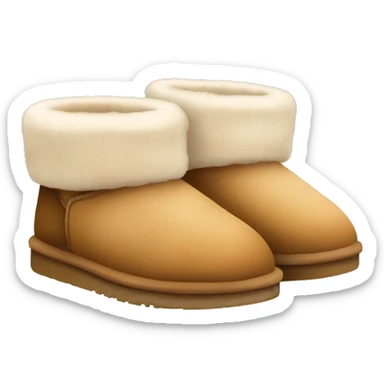 Ugg slippers sticker