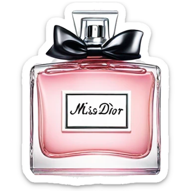 miss dior perfume  sticker