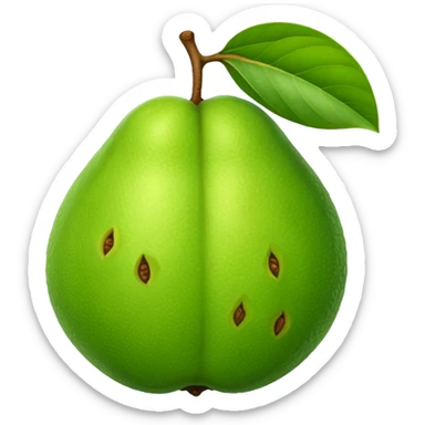 Guava fruit sticker