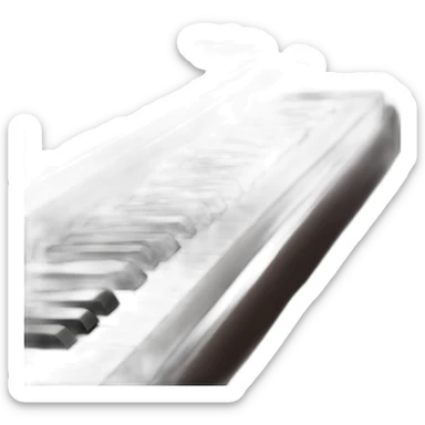 leighton rodney playing a piano sticker