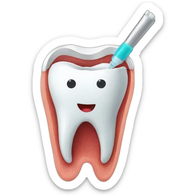 root canal  sticker