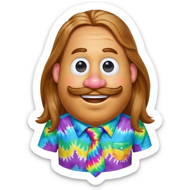 hippie potato head sticker