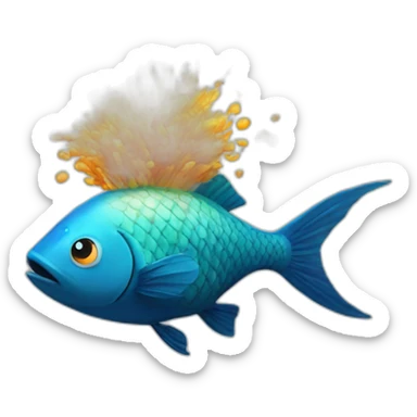 fish-explode sticker