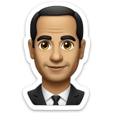 Egyptian president Sisi sticker