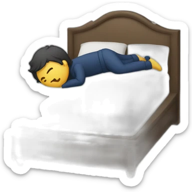 Persona dormida  sticker