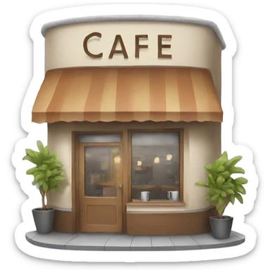 Cafe sticker