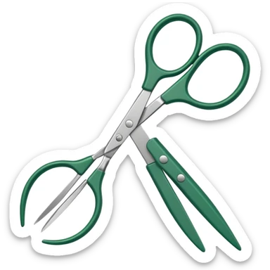 florist scissors sticker