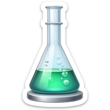 chemistry lab equipment sticker