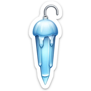 Icicle sticker