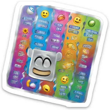 Scratch-off lottery ticket sticker