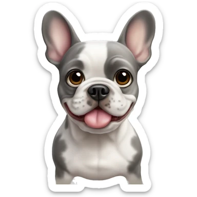 Merle french bulldog sticker