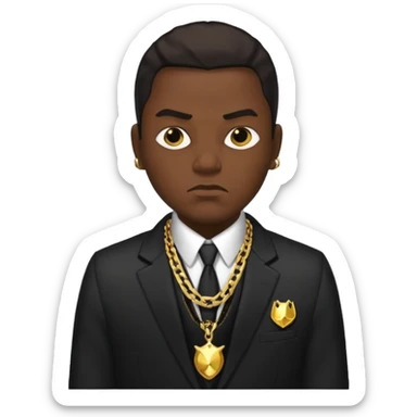 Gangster street king sticker