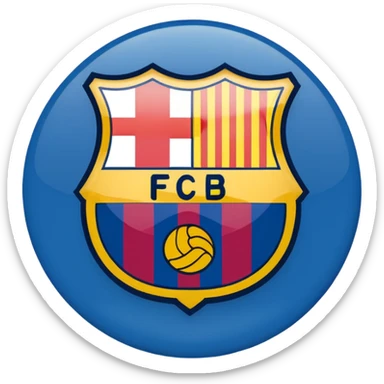 FC BARCELONA logo sticker