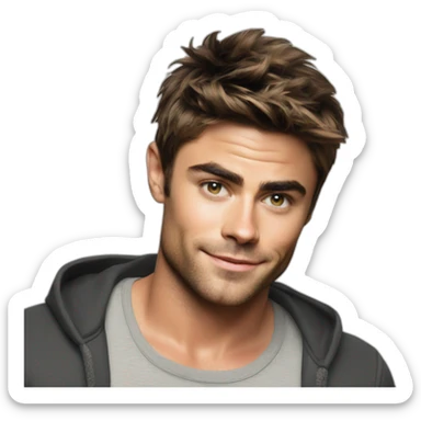 Zac efron sticker