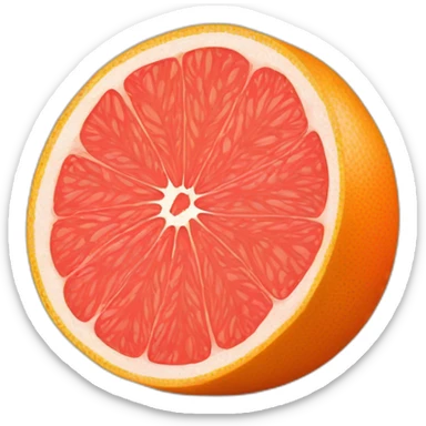 Grapefruit sticker