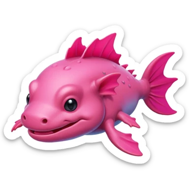 Axolotl gaming sticker