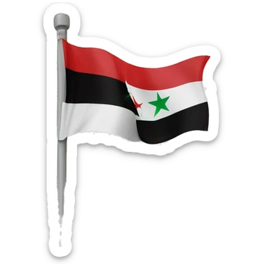 Flag of Free Syria sticker