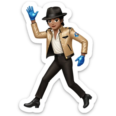 Michel jackson Moonwalk sticker