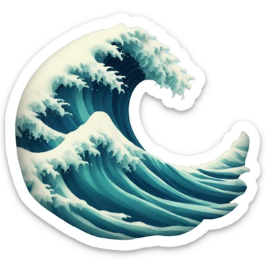wave sticker