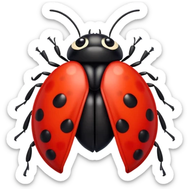 ladybug dibujos amimados sticker