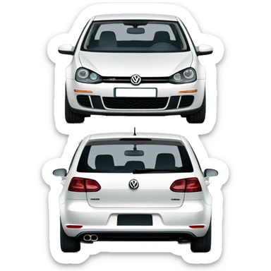 volkswagen golf mk5 sticker