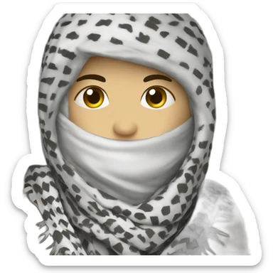 Keffiyeh sticker