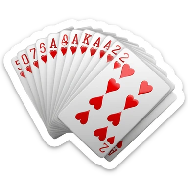 Playing Cards sset sticker