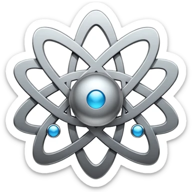 Atom Symbol sticker