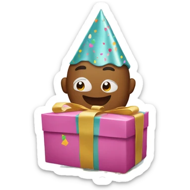 Birthday present  sticker