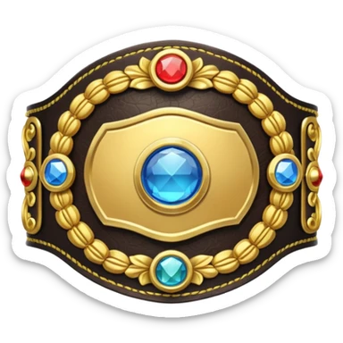 AChampion Belt sticker